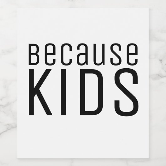 Funny Zitat für Mamas und Vater Minimalistisch Weinetikett (Einzelnes Label)