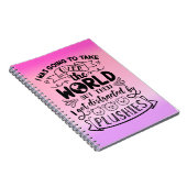 Funny Zitat für Niedliche Plushie-Liebhaber und Sa Notizblock (Rechte Seite)