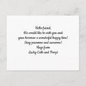 Funny Zitat für Niedliche Plushie-Liebhaber und Sa Postkarte (Rückseite)