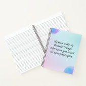 Funny Zitat für vergessene Leute Sketchbook/ Notizblock (Innenseite)