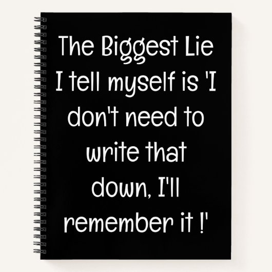 Funny Zitat für vergessene Menschen zu tun, um Spi Notizblock (Vorderseite)