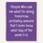 Funny Zitat für vergessene Menschen zu tun, um Spi Notizblock (Vorderseite)