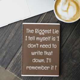 Funny Zitat für vergessene Menschen zu tun, um Spi Notizblock