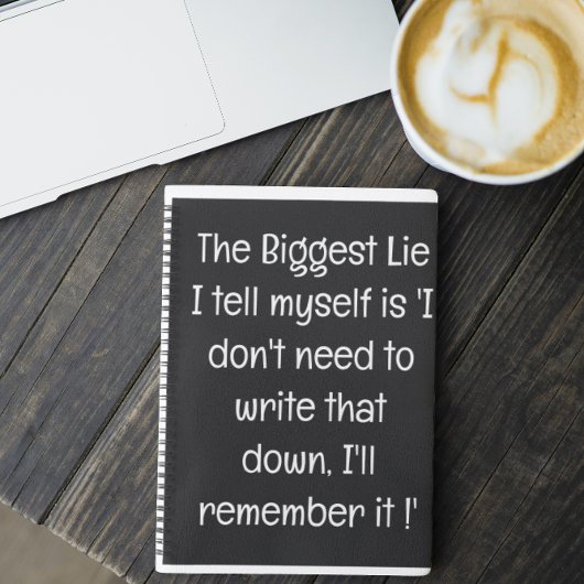 Funny Zitat für vergessene Menschen zu tun, um Spi Notizblock