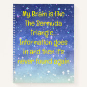 Funny Zitat für vergessene Menschen zu tun, um Spi Notizblock (Vorderseite)