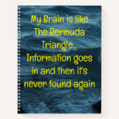 Funny Zitat für vergessene Menschen zu tun, um Spi Notizblock (Vorderseite)