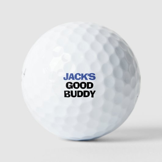 Funny Zitat Good Buddy Personalisiert Golfball (Vorderseite)