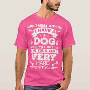 Funny Zitat Hund besessen Haustier Lover Vintag De T-Shirt