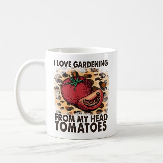 Funny Zitat I Liebe Gartenarbeit aus meinem Kopf T Kaffeetasse (Links)