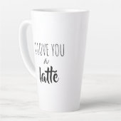 Funny Zitat I Liebe Sie eine Latta Milchtasse (Linke Ecke)