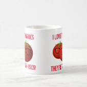 Funny Zitat I Liebe Tomaten. Das sind Geniessen! Kaffeetasse (Mittel)