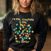 Funny Zitat Ich bin ein feines Geschenk des beleuc Sweatshirt