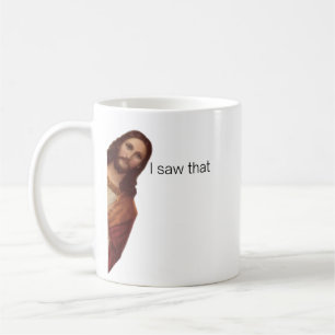 Funny Zitat Jesus Meme sah ich, dass Christlich Kaffeetasse