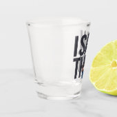 Funny Zitat Jesus Meme sah ich, dass Christlich Schnapsglas (Links)