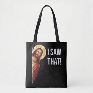 Funny Zitat Jesus Meme sah ich, dass Christlich T- Tasche