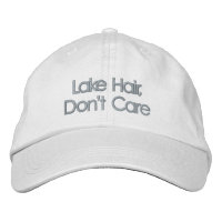 Funny Zitat Lake Hair Keine Sorge für Typografie