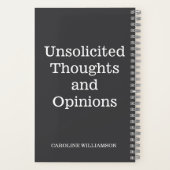 Funny Zitat Lazy Aufschieben Personalisiert Notizblock (Rückseite)