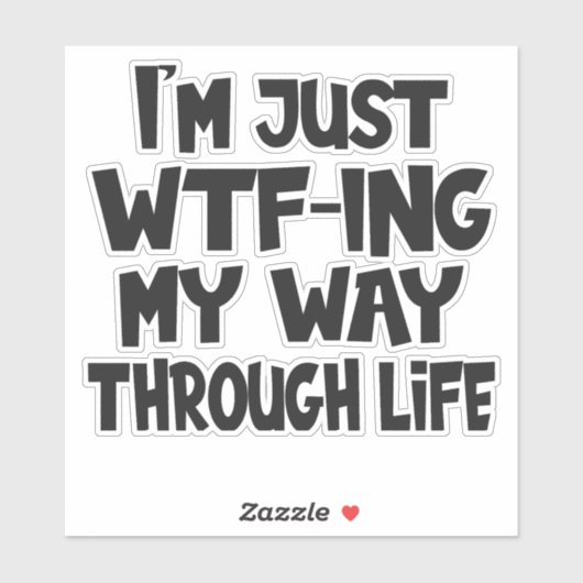 Funny Zitat Leben Redewendungen Mama Vater Parenth Aufkleber (Blatt)