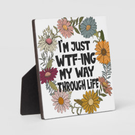 Funny Zitat Leben Redewendungen Mama Vater Parenth Fotoplatte