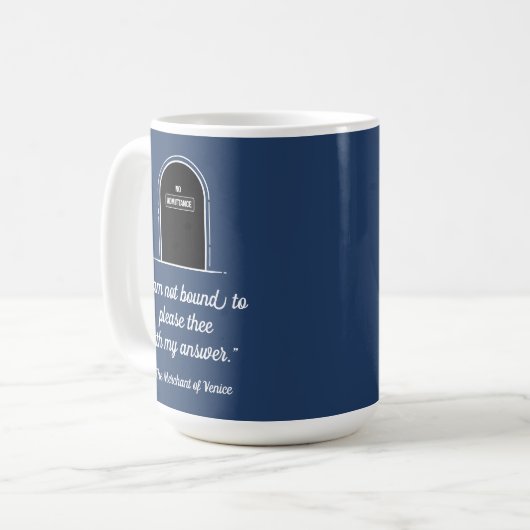 Funny Zitat Moderne einzigartige Witty Kaffeetasse (Vorderseite Links)