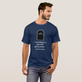Funny Zitat Moderne einzigartige Witty ohne Zutrit T-Shirt (Vorne ganz)