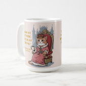 Funny Zitat Niedlich Cat Modern Shakespeare Kaffeetasse (Vorderseite Links)