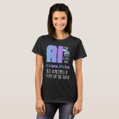 Funny Zitat Niedlich Fun Robot Hund künstlich Inte T-Shirt (Vorne ganz)