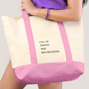 Funny Zitat Niedlich Girls Moderne Minimalistisch Tragetasche