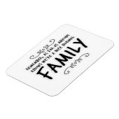 Funny Zitat Normal Family Magnet (Linke Seite)