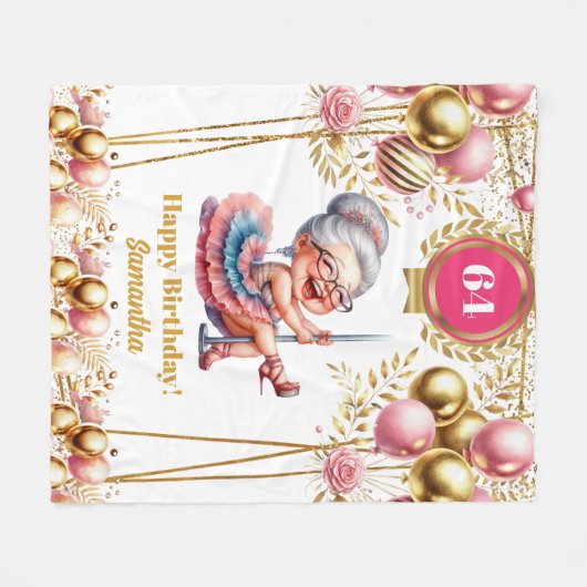 Funny Zitat Oma Blanket Personalisiertes Geschenk Fleecedecke (Vorderseite (Horizontal))