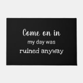 Funny Zitat Personalisiert Fußmatte (Vorderseite)