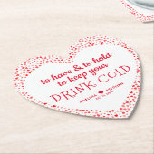 Funny Zitat Rosa farbenfrohe Gastgeschenk Hochzeit Untersetzer (angewinkelt)