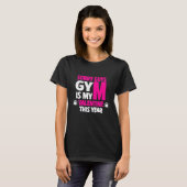 Funny Zitat Sorry Typ Gym ist mein Valentine hier T-Shirt (Vorne ganz)