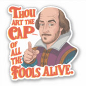 Funny Zitat Spaß Insulful Sass Aufkleber (Vorderseite)