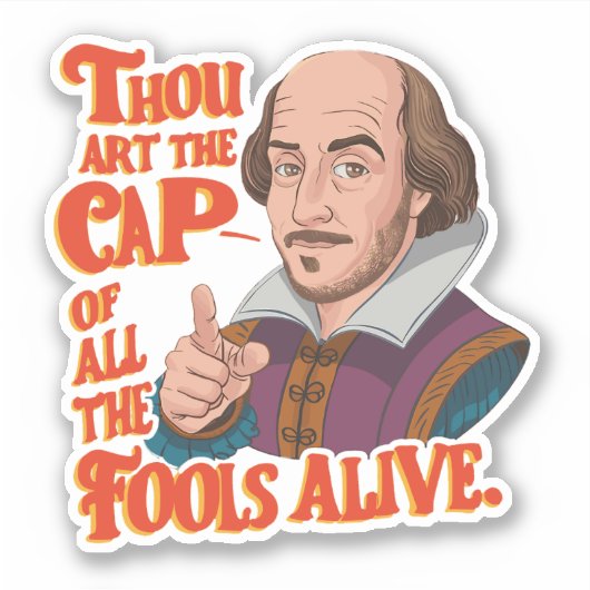 Funny Zitat Spaß Insulful Sass Aufkleber (Vorderseite)