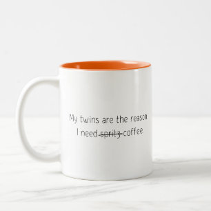 Funny Zitat Trendgift Geschenk Kaffee Tasse Twins 