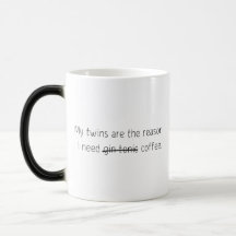 Funny Zitat Trendgift Tasse Kaffee Twins Tonic
