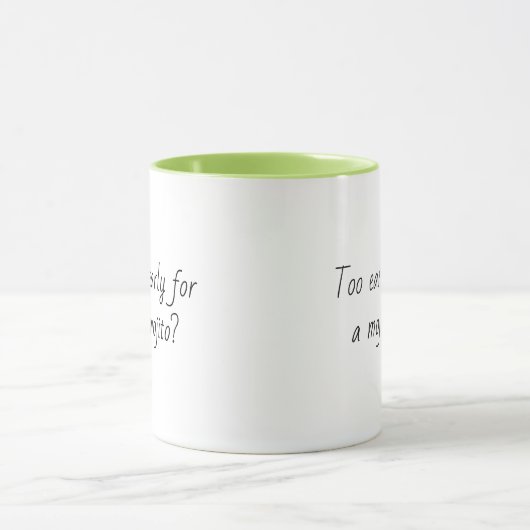 Funny Zitat Trendy Geschenk Kaffee Tasse Mojito gr (Zentrum)