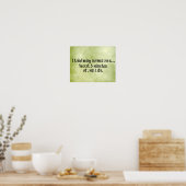 Funny Zitat über das Normal Poster (Küche)