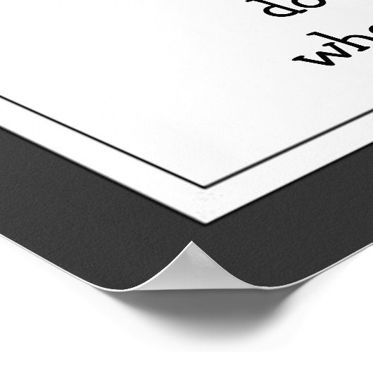 Funny Zitat über Freunde sind wie Underware Poster (Ecke)