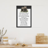 Funny Zitat über Freunde sind wie Underware Poster (Küche)