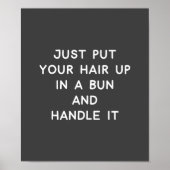 Funny Zitat über Lebensberatung und Widerstandskra Poster (Vorne)