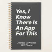 Funny Zitat über Technologie Personalisiert Planer (Vorderseite)