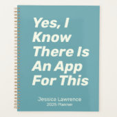 Funny Zitat über Technologie Personalisiert Planer (Vorderseite)