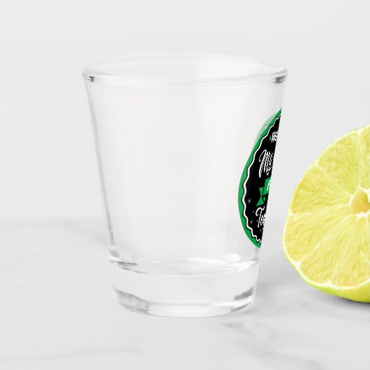 Funny Zitat Wird meine Würde gegen Tequila tausche Schnapsglas (Links)