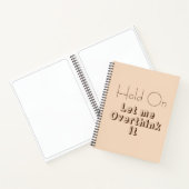 Funny Zitat zum Überdenken Notizblock (Innenseite)