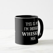 Funny Zitate über das Trinken Whiskey Liebhaber Tasse (VorderseiteRechts)