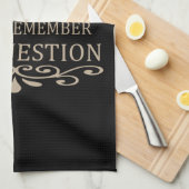 Funny zitiert berühmten Wein drinker Slogan Geschirrtuch (Viertel Falte)