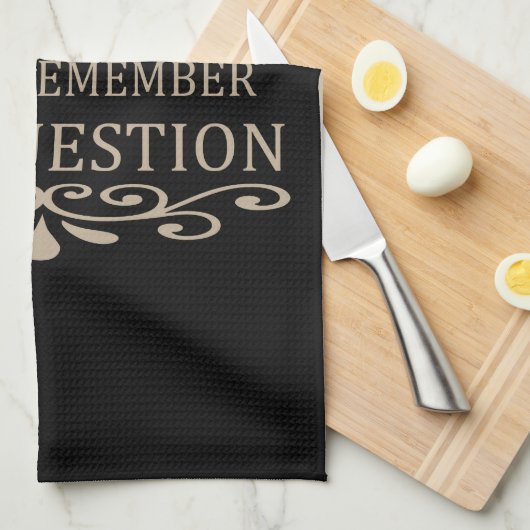 Funny zitiert berühmten Wein drinker Slogan Geschirrtuch (Viertel Falte)