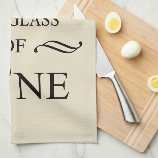 Funny zitiert berühmten Wein drinker Slogan Geschirrtuch (Viertel Falte)